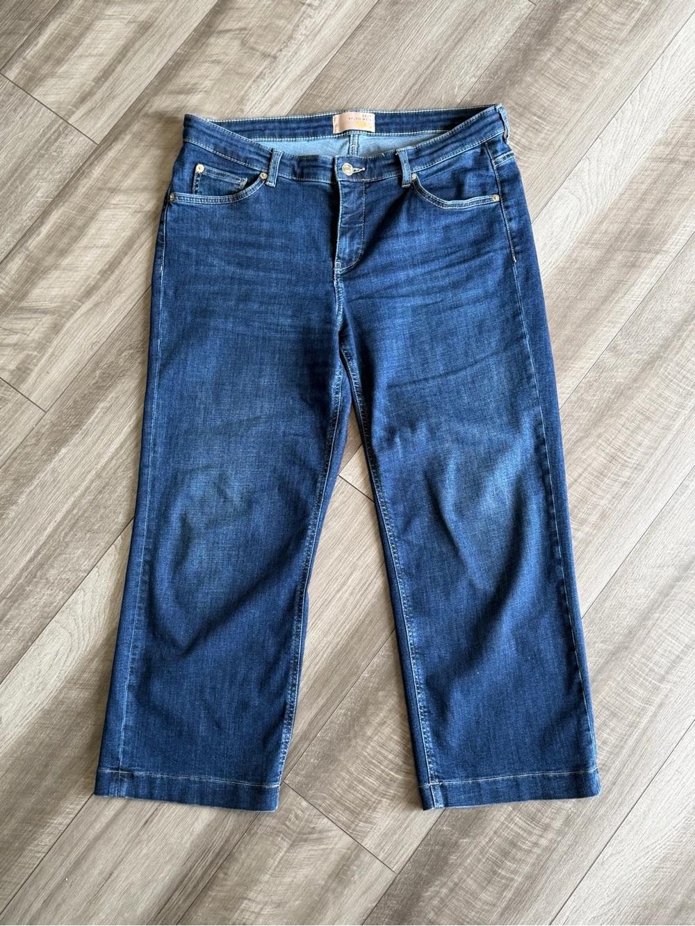 MAC x Sylvie Meis 24/7 Rich Culotte Cropped Jeans Women’s Sz 42 (US 12)